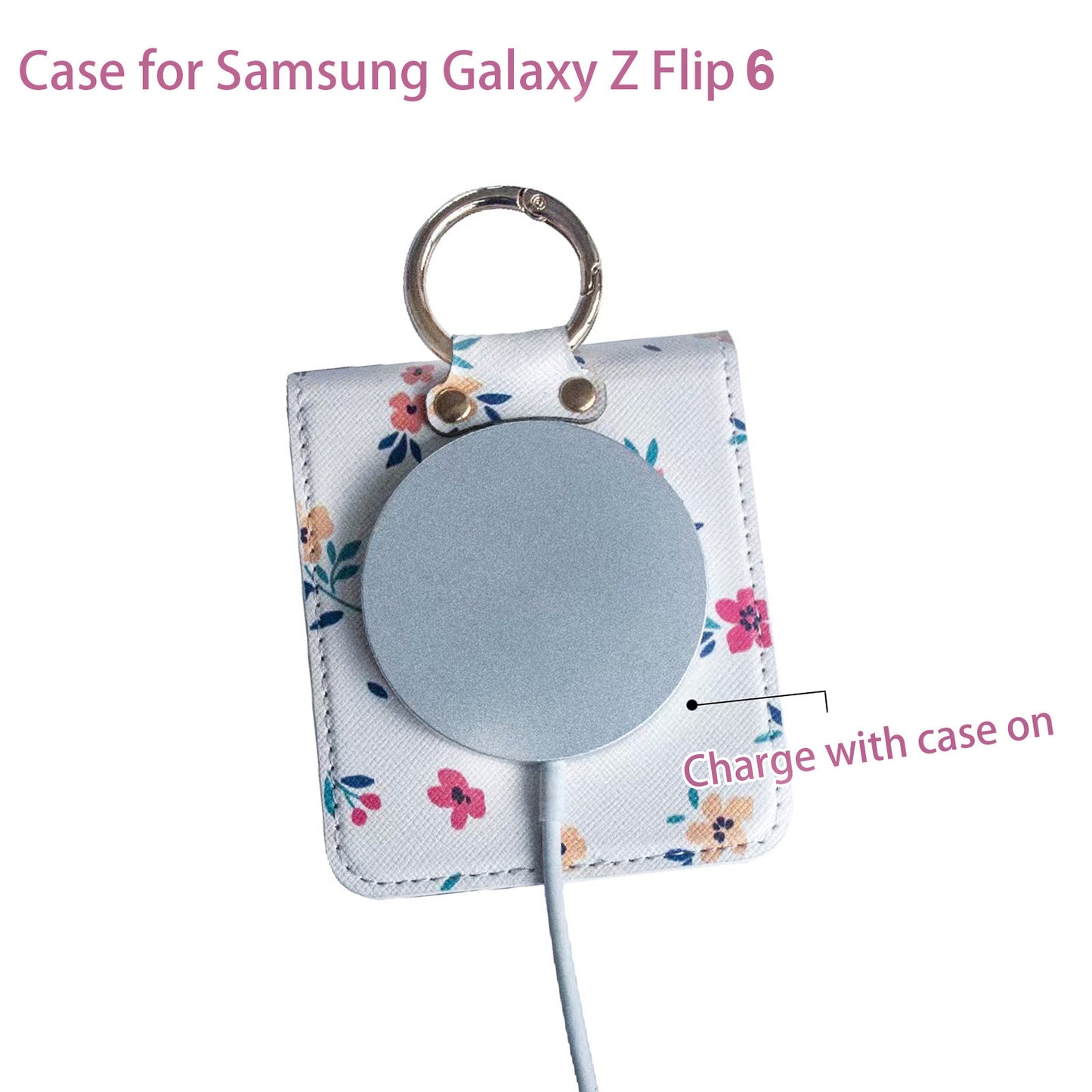 Fashion Floral Case for Samsung Galaxy Z Flip 6 2024