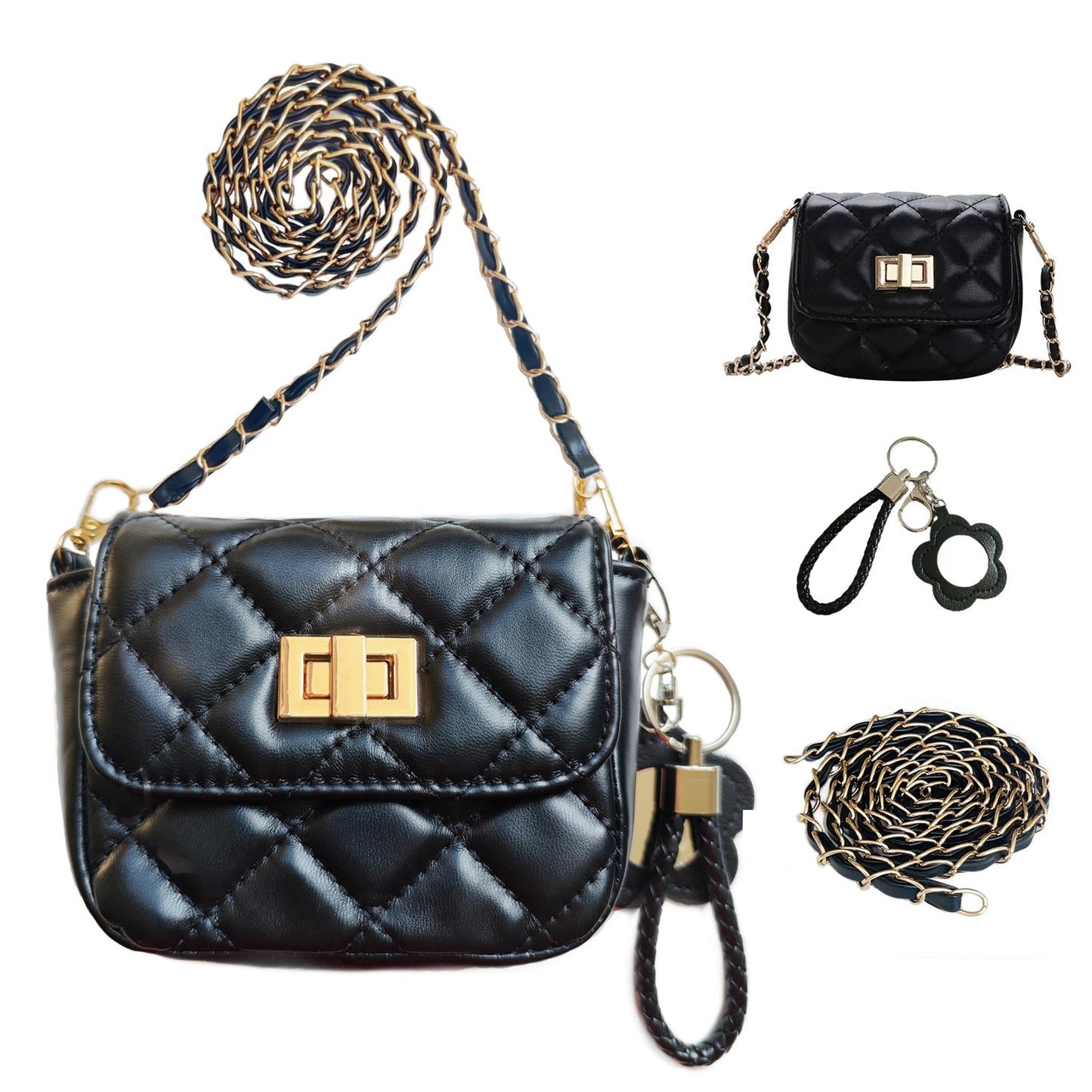 Mini Crossbody Shoulder Bag for Flip Phones