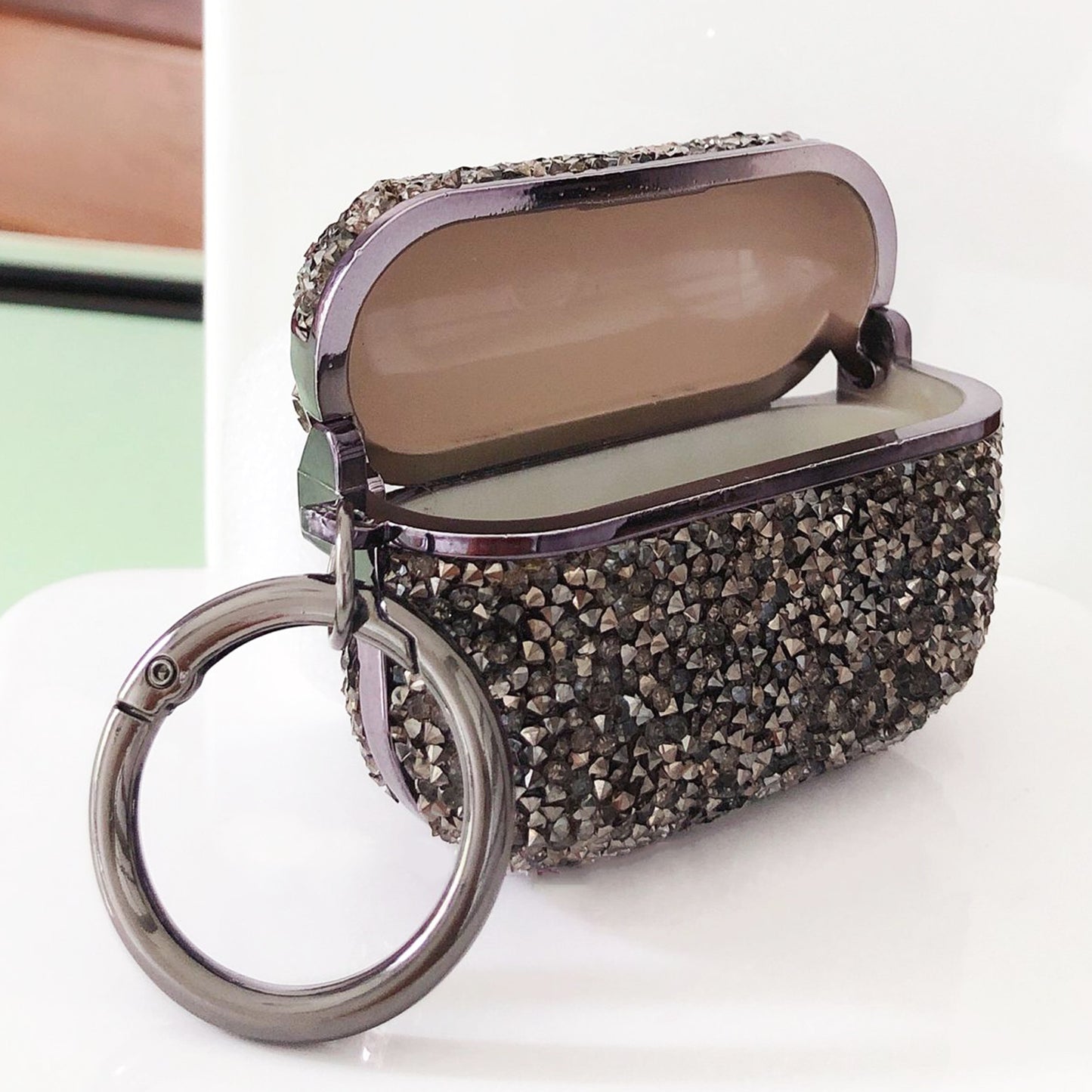 Sparkling Glitter Case for Airpods Series (Black)