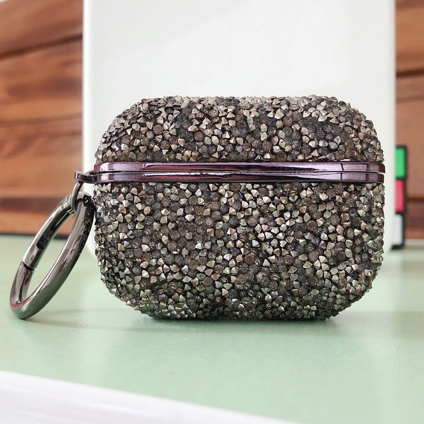 Sparkling Glitter Case for Airpods Series (Black)
