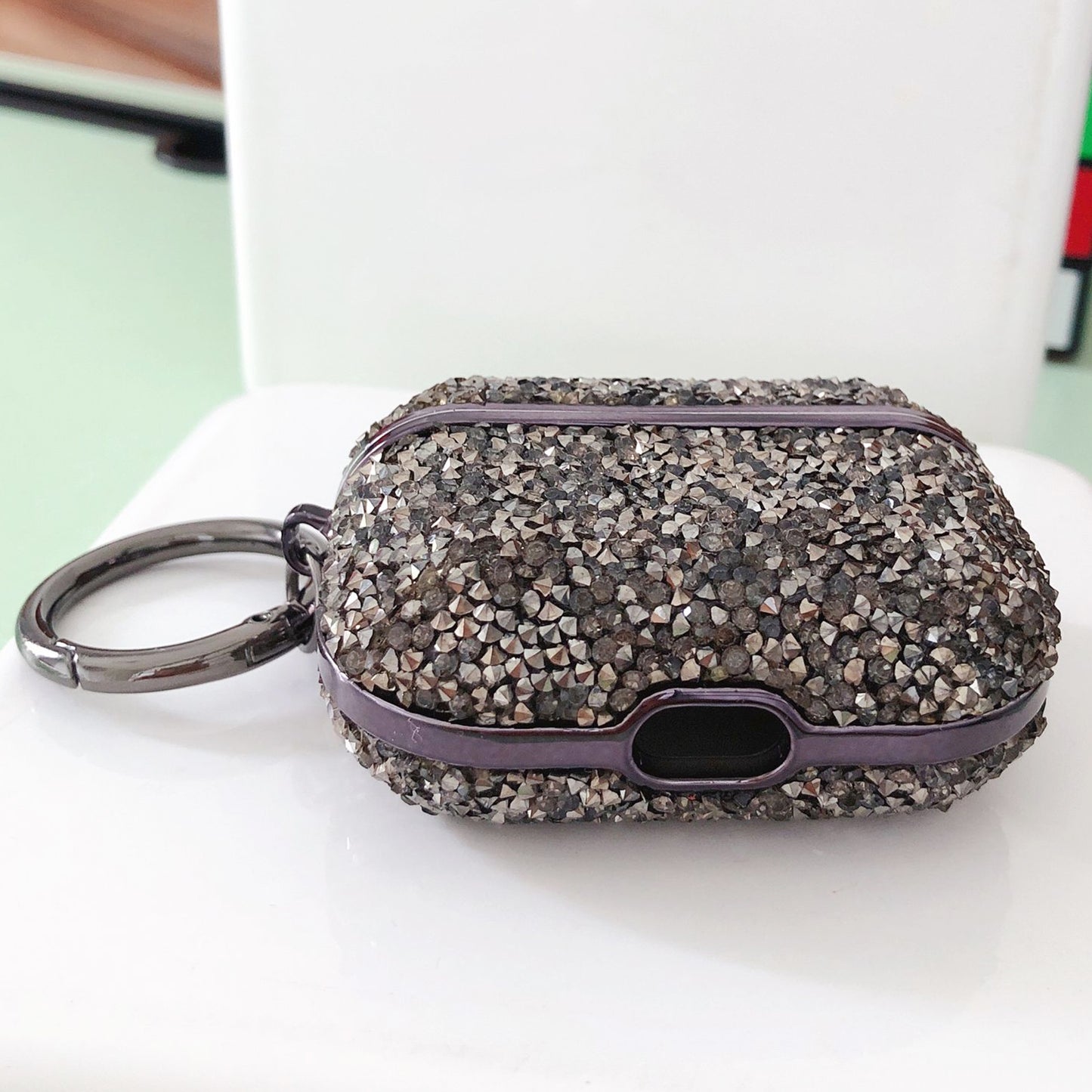 Sparkling Glitter Case for Airpods Series (Black)