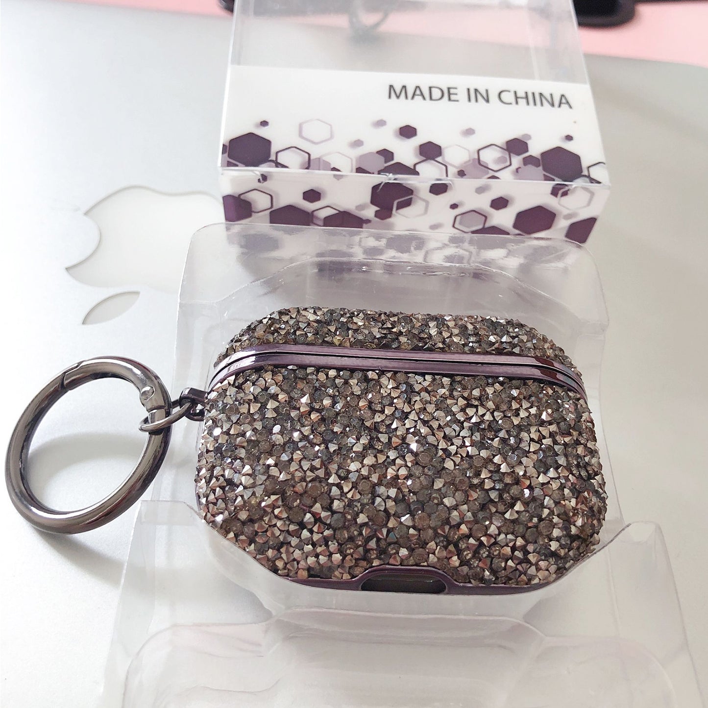 Sparkling Glitter Case for Airpods Series (Black)