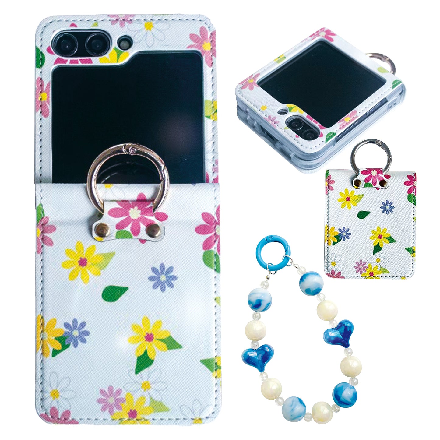 Fashion Floral Case for Samsung Galaxy Z Flip 6 2024