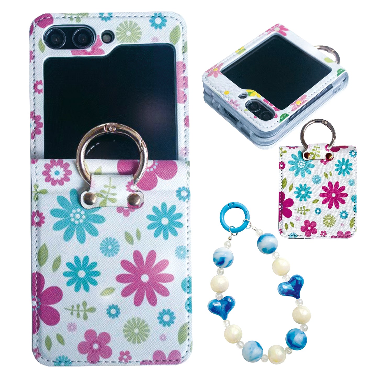 Fashion Floral Case for Samsung Galaxy Z Flip 6 2024