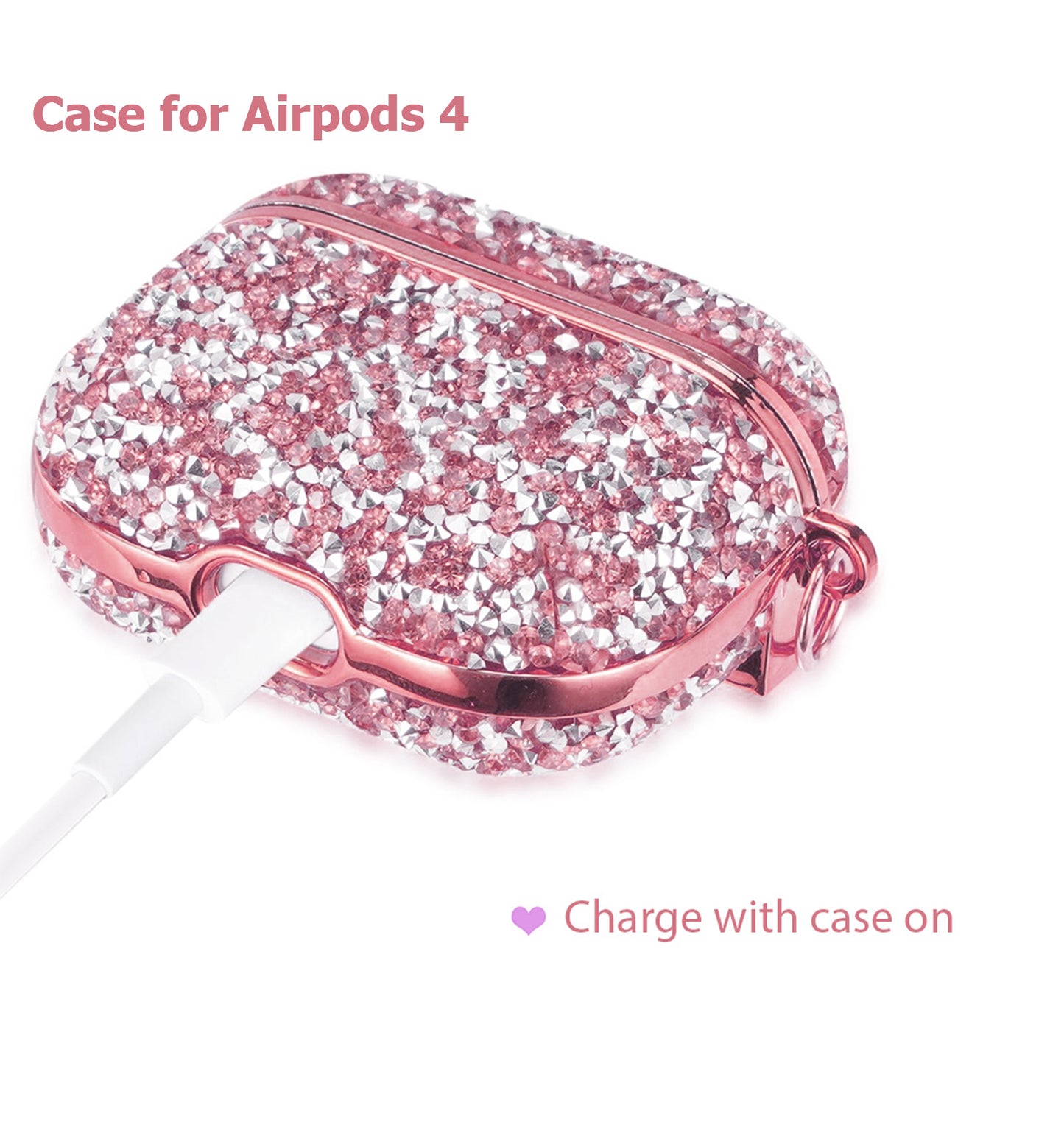 Sparkling Glitter Case for Airpods Series (Glitter Pink)