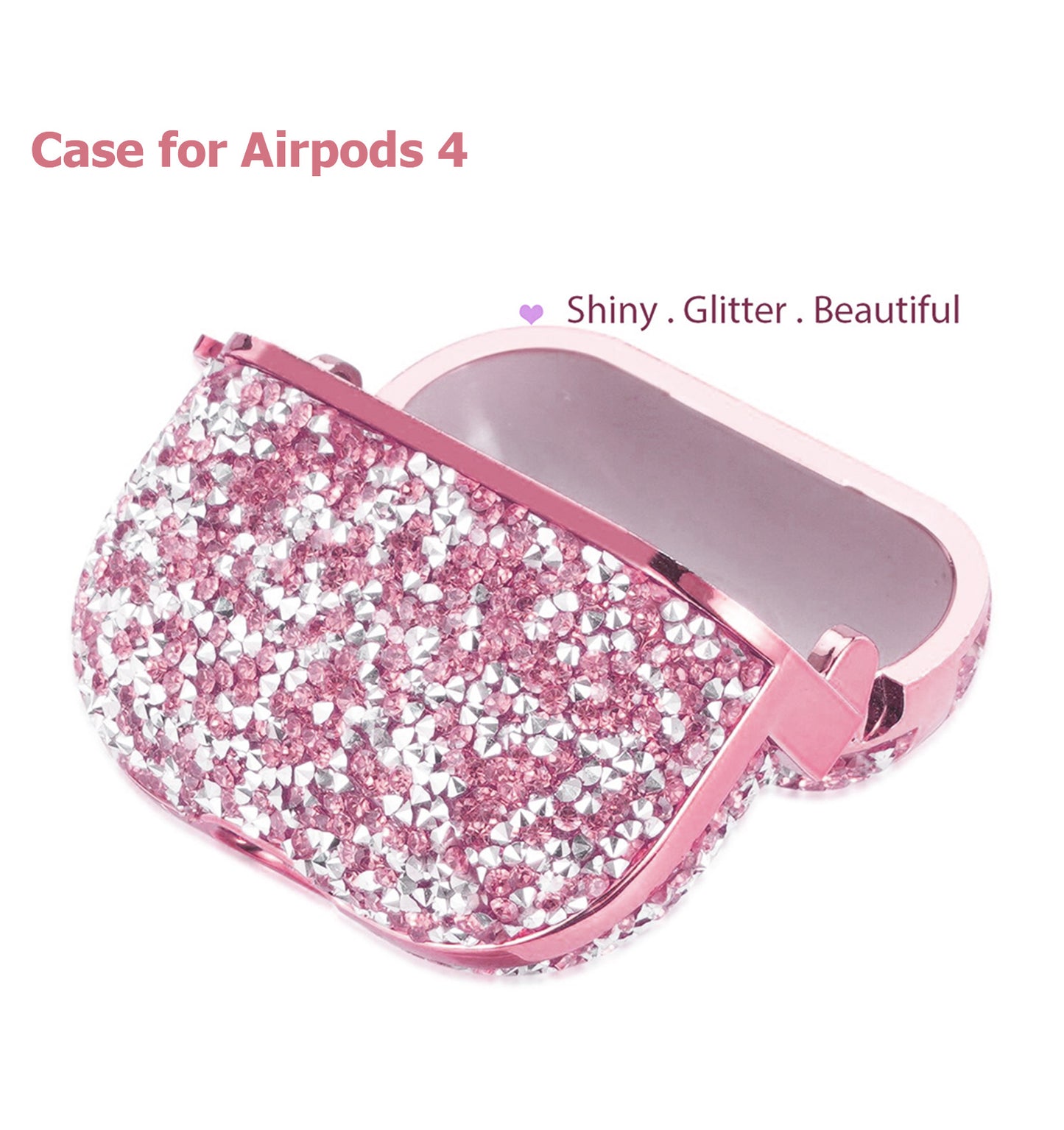 Sparkling Glitter Case for Airpods Series (Glitter Pink)