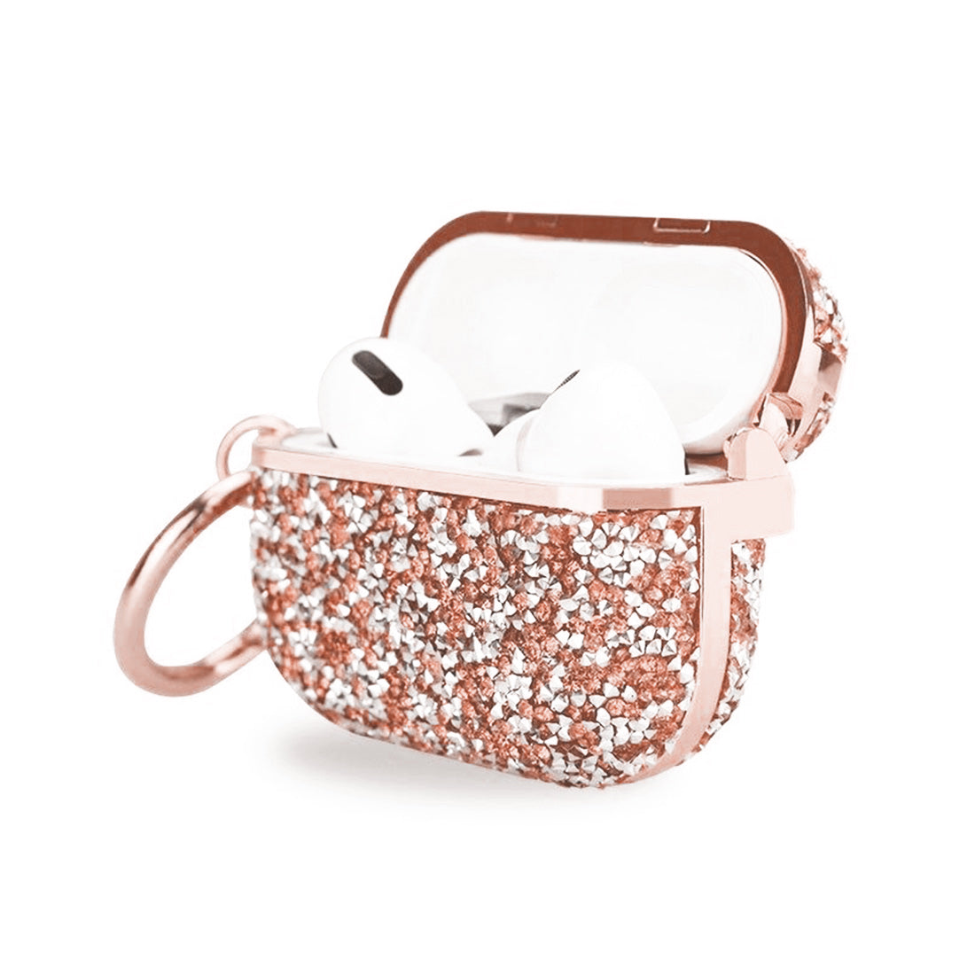 Sparkling Glitter Case for Airpods Series (Rose Gold)
