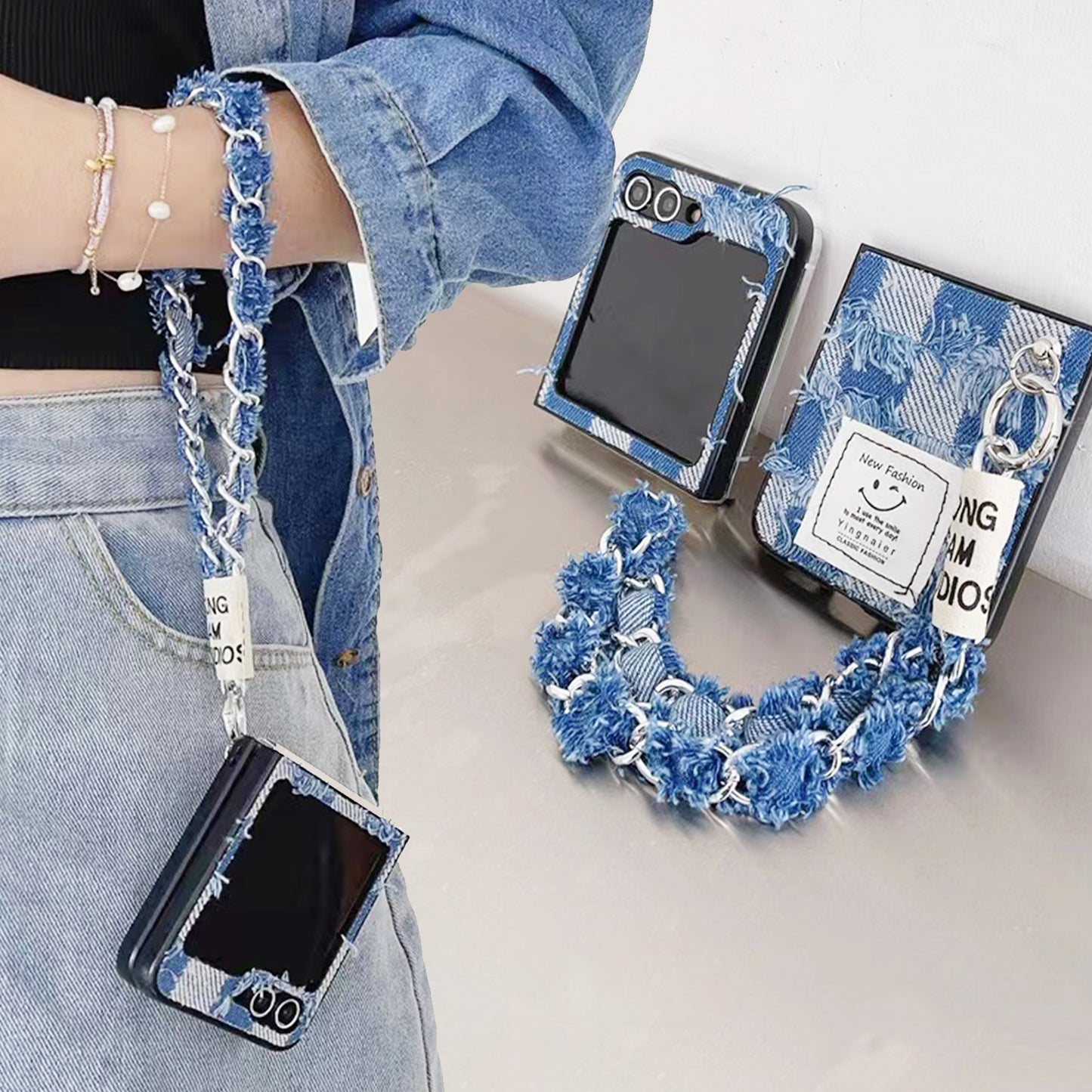 Denim Case for Samsung Galaxy Z Flip 6 Case